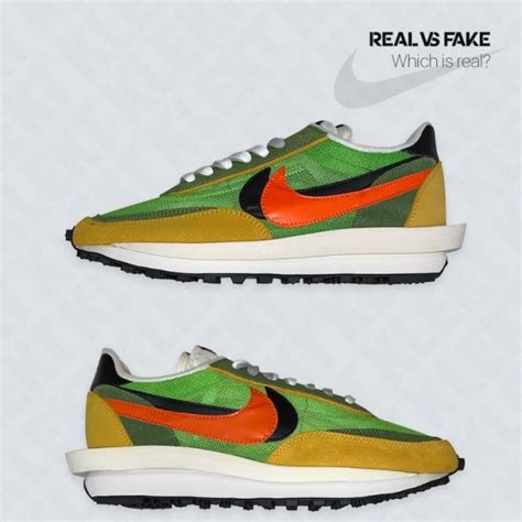 How to Spot a Fake sacai x Nike LDWaffle “Green 